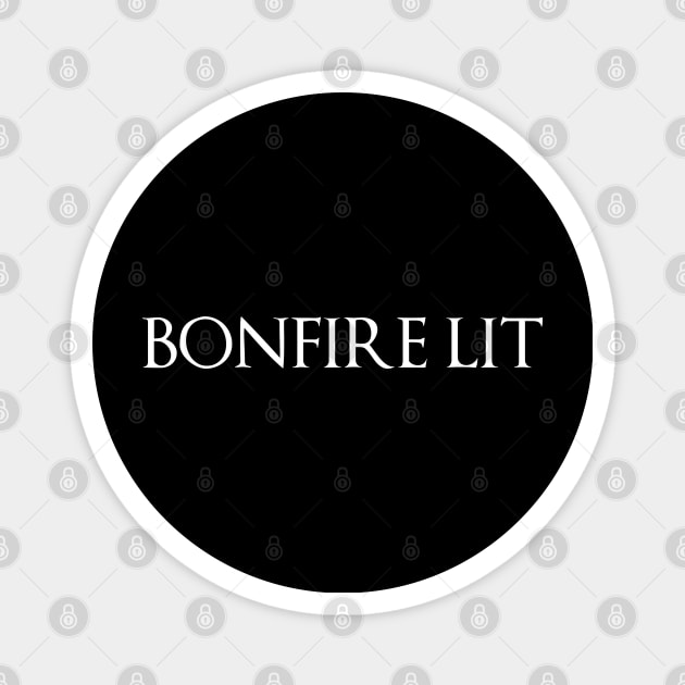 Dark Souls: Bonfire Lit Magnet by artsylab